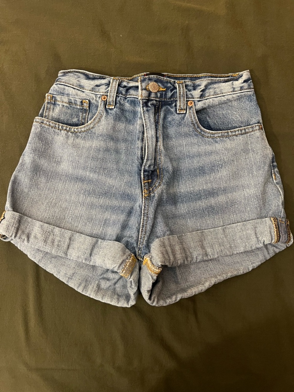 Urban Outfitters Rolled Cuff Denim Shorts